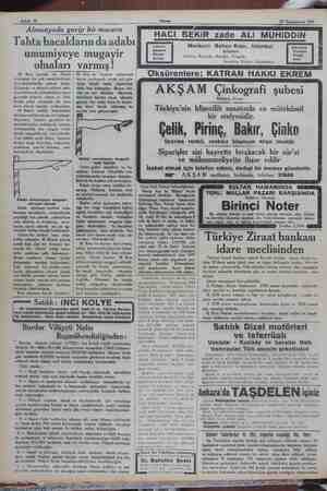  ş Sahife 10 Akşam 28 Teşrinlevvel 1931 e Almanyada garip birn bir macera Tahta bacakların da adabı umumiyeye mugayir olnaları