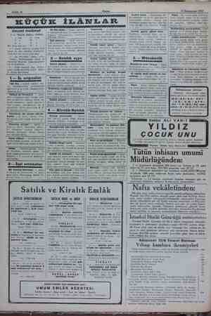    13 Kânunusani 1932” Sahife 10 ; Zn — ara Satılık hane — Kadıköyünde Mo- Para -er semtte satılık emlâkimiz da caddesinde 113