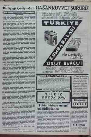    Sahife 12 Akşam 25 Kânunusani 1932 Balıkyağı içemiyenlere: İ HASANKUVVET ŞURUBU » İstanbul bel lânları P Satılık arsalar
