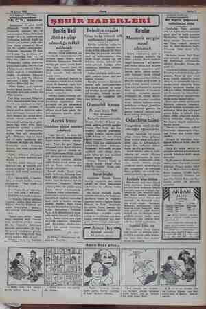   23 Şubat 1932 AKŞAMDAN AKŞAMA “B,C,D,, meselesi Gazetemizin 15 şubat tarihli nüshasında “Hatalı bir kaide, sernamesile...
