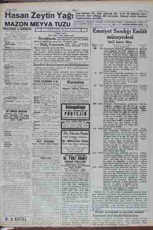    9 Mart 1932 o Akşam Sahife 11 Tam kiloluk 70 - tam okkalık 90 - 5 ve 13 okkalık tene. kelerde tam okkası 80 kuruştur. Hasan