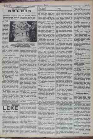    15 Mart 1932 Sahife 9 Tefrika No. 4 15 Mart 1932 SEBA MELİKESİ | BELEİS Yazan: ISKENDER FAHRETTİN Birdenbire karşımıza...