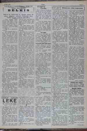    22 Mart 1932 Tefrika No. 11 22 Mart 1932 BELES | SEBA MELİKESİ | Yazan: ISKENDER FAHRETTİN Belkı'se bir köylü dedi ki:...