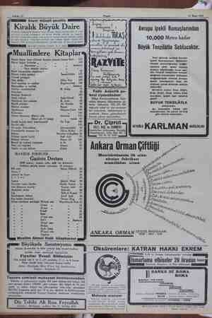   ; ; Sahife 12 21 Mart 1932 MENEMEN Gayet müsait şeraitle HEEMEEEME Kiralık Büyük Daire Galata'da Karaköy'de Karaköy Palas