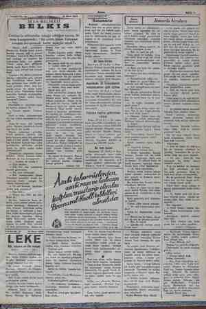    Tefrika No. 20 31 Mart 1932 SEBA MELİKESİ i BELES Yazan: ISKENDER FAHRETTİN Cemilen'in arkasından sokağa çıktığım zaman,