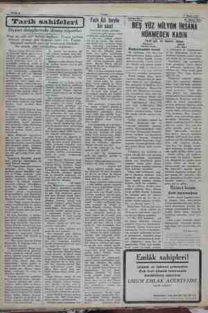  De EDE İÇ e VA Sağ —— — | e — Eiki 2'Nisan 1932 | 7 ; Tefrika No 1 — | Faik Ali b —— 21 Nisan 1932 'Tarih sahifeleri Siyaset