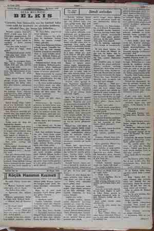  Ju Nisan 1937 Tefrika No. 47 30 Nisan 1932 | SEBA MELİKESİ | BELES Yazan: ISKENDER FAHRETTİN “Cariyeniz, beni öldürmekle,...