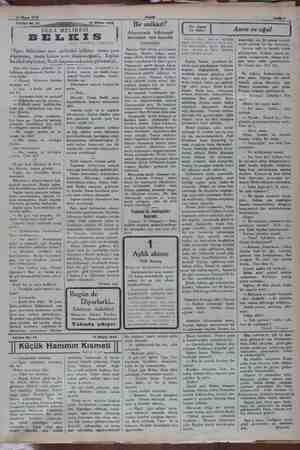  13 Mayıs 1932 Tefrika No. 57 SEBA MELİKESİ 13 Mayıs 1932 d BELIIS Yazan: IJSKENDER FAHRETTİN “ Eger, Süleyman muz şerbetini