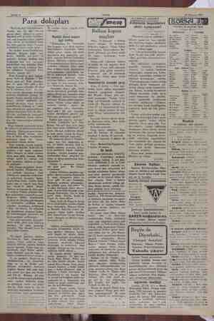  Sahife 4 14 Haziran 1932 Para dolapları “ Kuranda şöyle buyurulmuştur : Cenabı hak bir işin olmasını murat edince sebeplerini