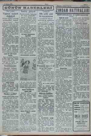  17 Haziran 1932 Akşam Sahife 5 Zirai vaziyet Yağmur vaziyeti değiştirdi Tüccar buğday satışında nazlanmaktan vazgeçti Bolu 12