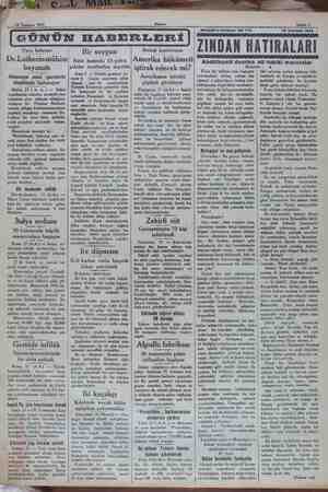    18 Temmuz 1932 Akşam Para buhranı Dr. beyanatı Almanya suni çarelerin aleyhinde bulunuyor Berlin, 17 ( A. A. ) — Nakit...