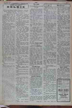  25 Temmuz 1932 Tefrika No. 133 | SEBA MELİKESİ | BELEZIS Yazan: ISKENDER FAHRETTİN Süleyman'ın tahtını kurtaran kahramanı...