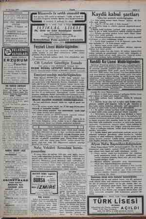    21 Ağustos 1932 SEYRİSEFAİN Merkez acenta: Galata Köprübaşı B. Şube A. Sirkeci Mühürdar zadı an 2. 2740. ZMİR - PİRE -...