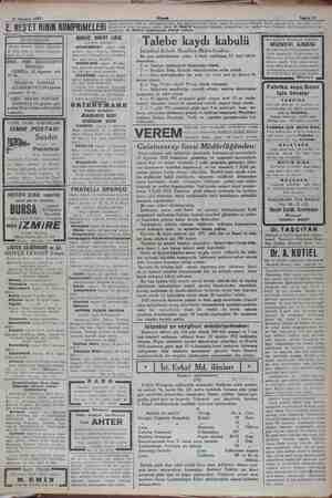    22 Ağustos 1932 E. NEŞET KiNiN KOMPRİMELER yapılmıştır. E. « Beher komprime 0,26 gr. saf kinini havidir. Akşam Neş'et...