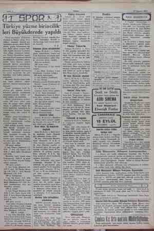     m ça ei pp © Sahife 4 ; ai Akşam 4 21 Ağustos 1932 Gi ai Tt Buğday komisyonu Radyo ö | | Ankara, 25 — Ziraat vekili | 97