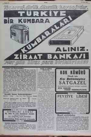  Sahife 10 Akşam 25 Eylül 1932 neticesinde 200 liraya artırılan İne- bolu çarşısında bakkallar mevkünde Yemini boşnak zade...