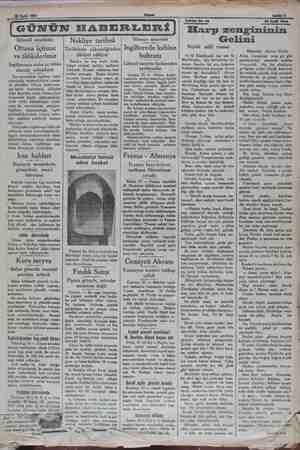    28 Eylul 1932 ÜNÜN HABERLERİ Iktisadi meseleler Ottava içtimaı ve tütünlerimiz İngilterenin daha az tütün alacağı...