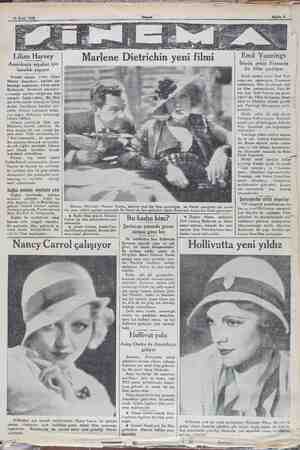    29 Eylül 1932 Liliân m Amerikaya seyahat için hazırlık yapıyor Sevimli sinema yıldızı Lilian Harvey Amerikaya bareket için