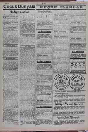    yası ÇocukDün Hediye 8 teşrinisani 1932 tarihli r bilmecemizin halledilmiş si “Çocuk dünyasının çok güzel, değerli, kol...