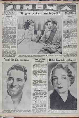    24 Teşrinizmni 1932. Greta Garbo Avrupada filim çevirmeğe başlıyor mu ? Son günler zarfında Greta Garbodan gene sık sık...