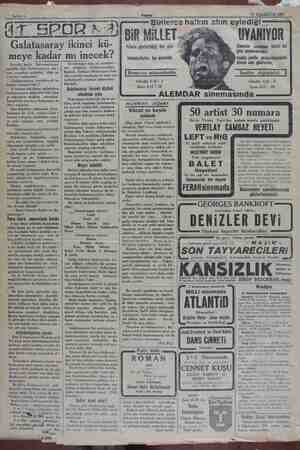    Sahife 4 Akşam — 3i Kânunüsivel 1932 is — d Evvelki hafta Süleymaniyeye mağlüp olan Galatasarayın ma - çın yazarken...