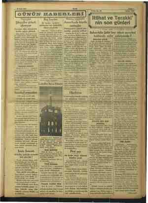      29 Mart 1933 İGÜNÜN HABERLERİ) Vapurculuk Şilepçiler şirketi olamıyor Cereyan eden müzakere- lerden netice çıkmadı Şilep