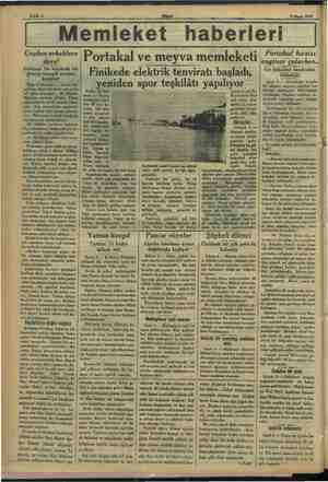    Sahife 6 Akşâm 7 Mayıs 1933 Memleket haberleri Çapkın erkeklere ders! Bolunun bir köyünde bir gencin m uzvunu arası keme