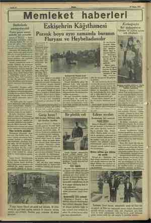    İLAM, Sahife 6 12 Mayıs 1933 — Memleket haberleri Ineboluda yumurtacılık Fiatler geçen seneye nisbetle yarı yarıyadır...