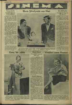    22 Haziran 1933 - Greta b Rakibinin rejisi rejisörü ile birlikte geginyor pada altı ay kadar istira- — iken sonra sere e