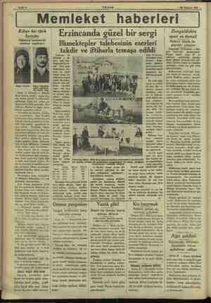    : ? i , Pr eee ey zip ar Na 0 seba de Sahife 6 .. AKŞAM -4 “25 Haziran 1933X. pain emleket haberleri Kibar bir türk hanımı