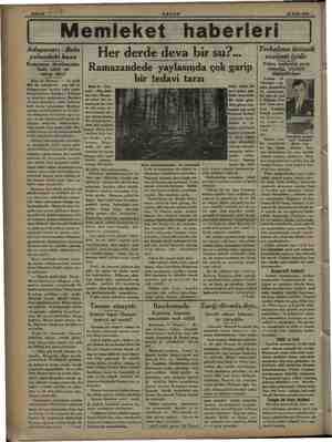    AKŞAM 21 Eylül 1933 “. Memleket haberleri Adapazarı - Bolu yolundaki kaza Kamyonun m fazla “ida? 16 (Hususi) — 13 eylül iii