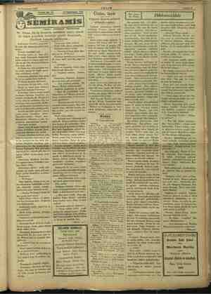    ŞE YAN AR a DAL n m. > m amam Me <a 14 Teşrinisani 1933 AKŞAM ÖK O Sahife 9 Tefriğaâ No. 91 14 Teşrinisani 933 Ü .. . cir