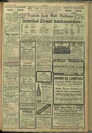    28 Kânunuevvel 1933 B£&DAVA NAUMANN BiÇKi » DiKiŞ YURDU “Zafiyeti umumiye, iştahsızlık ve kuvvetsizlik halâtında bü- yük