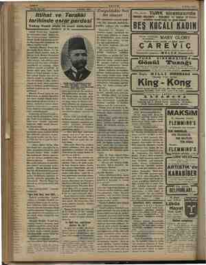    Sahife 4 AKŞAM 5 Şubat 1934 Tetfrika No. 107 Htihat ve Terakki tarihinde esrar perdesi | Yakup Gemil niçin — saye...