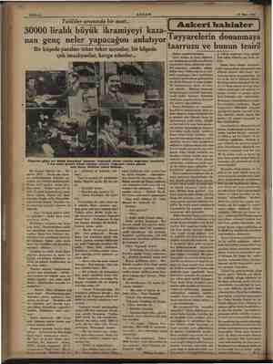    Sahife 6 , AKŞAM 17 Mart 1934 e Talililer arasında bir saat.. 30000 liralık büyük ikramiyeyi kaza- nan genç neler...