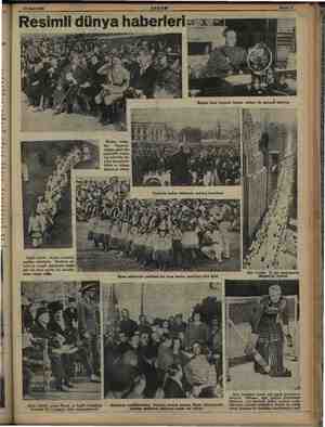    Sahife 9 “22 Mart 1934 AKŞAM Resimli dünya haberleri Ingiliz askeri ahçıları arasında yapılan müsabaka, Ahçıların as- e iyi