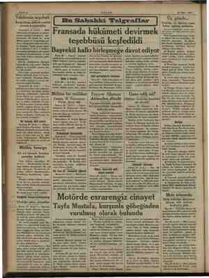    Sahife 2 AKŞAM 29-Mart 1934 Talebenin seyahati Zonguldağa ve parlak surette karşılandı! | Bu Sabahki Telgraflar | Zonguldak