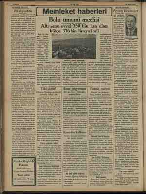  a 29 Mart:1934 a ISTANBUL HAYATI © “Bir değişiklik İ ulda günden & n güne bir derili ri ki, çoğumuz kına va: . Meselâ, s0-