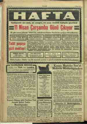  Pi i | ! : » | | : t | p Sahife 12 AKŞAM . 8 Nisan 1934 rkiyenin en canlı, en zengin, en ucuz resimli haftalık gazetesi İki