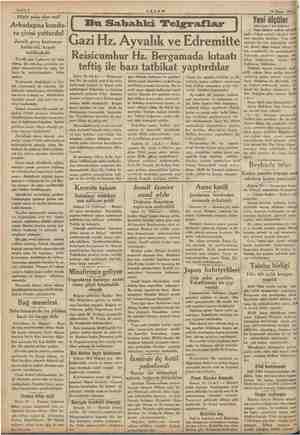    Sahife 2 AKŞAM 3x 14 Nisan 1934 Böyle şaka olur mu? Arkadaşına kundu- ra çivisi yutturdu! Zavallı genç hastaneye...