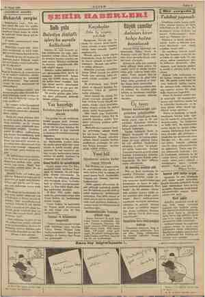    14 Nisan 1934 em /JAKŞAMDAN AKŞAMA , Bekârlık vergisi m YET a AKŞAM | sEHir HABERLERİ | çevvel şurasını aydınlatmalı, Sulh