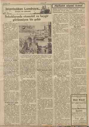    15 Nisan 1934 — Dilin. Şileple bir Yola emeyi apk idi Sokaklarında zl ve beygir görünmiyen bir şehir — 49— enediğe karadan