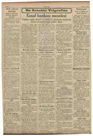    Sahife 2 AKŞAM 27 Nisan 1934 | Türk - Sovyet | dostluğu Moskova gazeteleri hararetli makaleler yazıyorlar (A.A.) — Tas sı