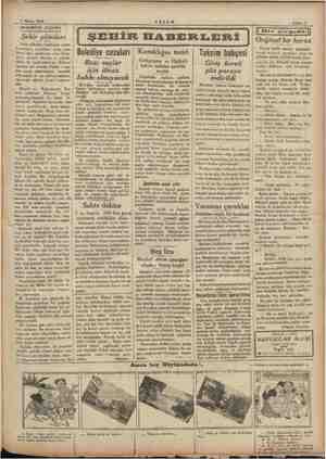  | 3 Mayıs 1934 AKŞAMDAN AKŞAMA F Se plânları plânları hakkında müte- k zor olur at o ka garip mütale, tesadüf ediyorduk ki ne