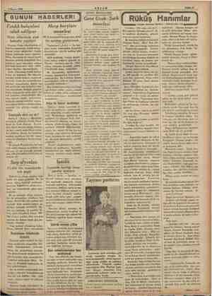    ü 6 Mayis 1934 AKŞAM Sahife 8 TGUNUN HABERLERİ | Fındık bahçeleri “ıslah ediliyor Ordu vilâyetinde yeni bahçeler yapılıyor