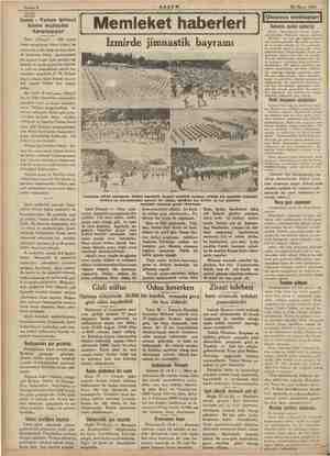    23 Mayıs 1934 N > sale birinci muhteliti karşılaşıyor İzmir ye — 934 senesi İzmir şampiyonu Altay klübü, bu neticenin...