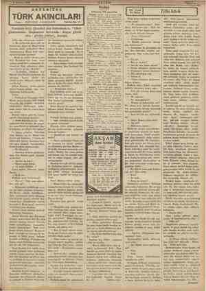    Yazan: AKDENİZDE TÜRK AKINCILARI İSKENDER FAHREDDİN Tetfrika No. 74 Radyo 6 Haziran 934 çarşamba Karaman beyi, (Jüzetta)