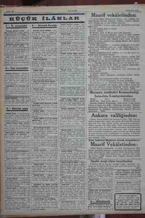       18 Haziran 1934 1 — İş arıyanlar mmm eme Yüksek tahsilim vardır — Me. saba mühendisiyim, nirengi, kadastro, Hakaomeirik