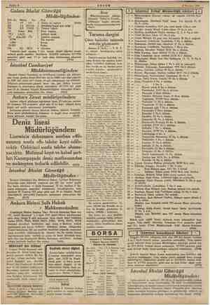    Sahife 4 #4 Temmuz 1934 Galata İthalât Gümrüğü Müdürlüğünden: Kilo Gr. Marka (No; p 111 VE 28 Demir tel raptiye ithalât 105