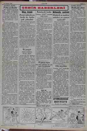  18 Temmuz 1934 AKŞAM Sahife 3 > AKŞAMDAN AKŞAMA , Fırka've Devlet Milli mukadderata tek fırkanini “hükim © olduğu...